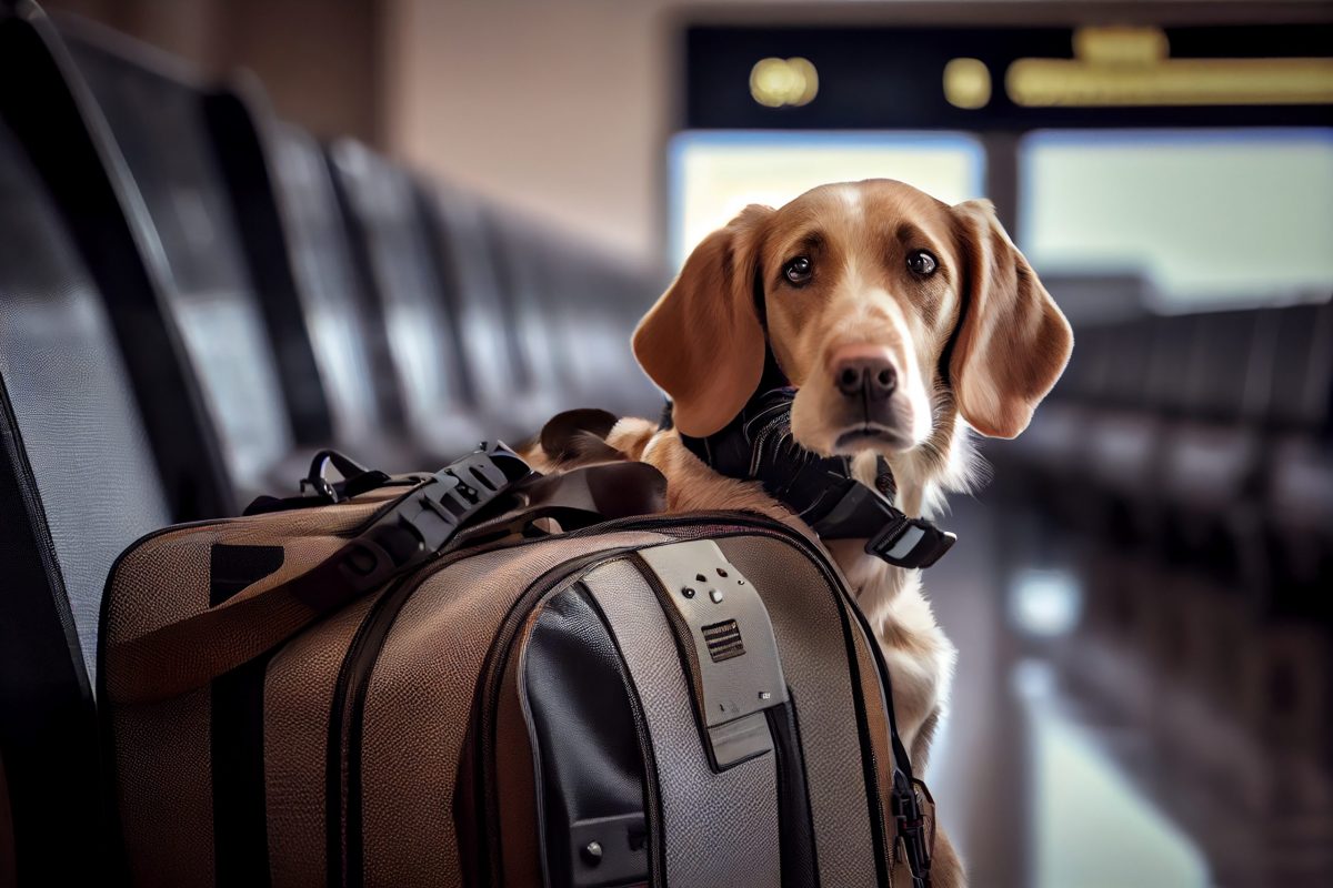 Como viajar con un perro en avion